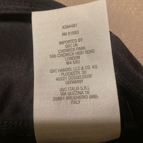 Zuda Interlock Knit Leggings with Twist Trim Detail size Large - Picture 8 of 11